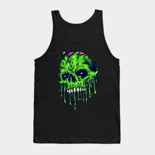 skull zombie Tank Top